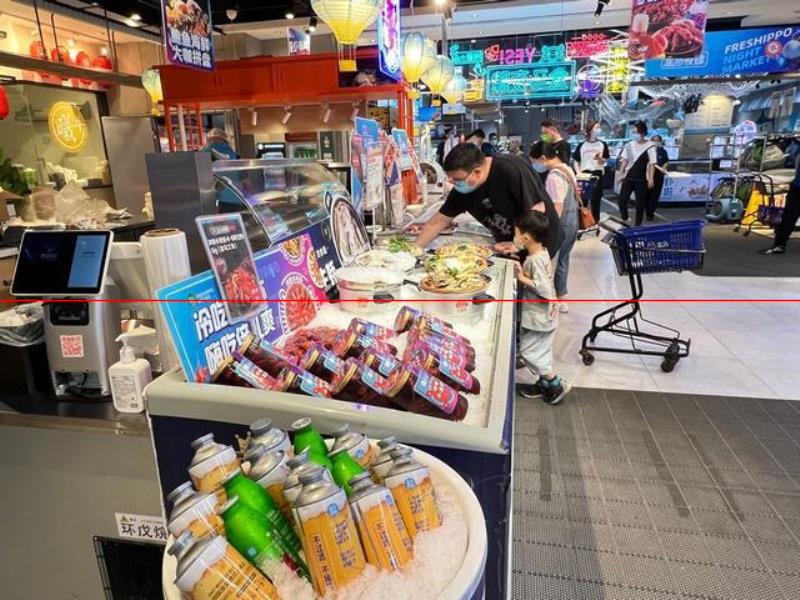 燒烤店、啤酒吧，盒馬成夜宵新打卡點