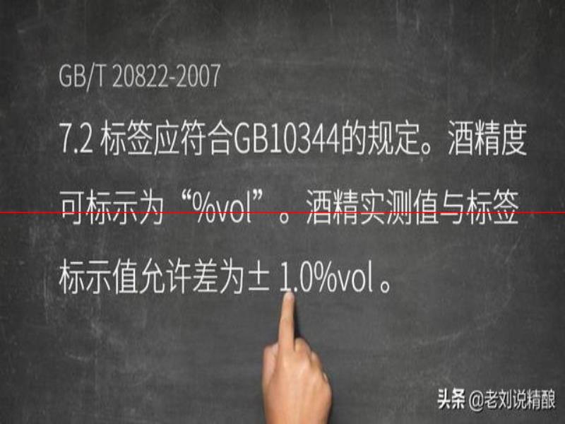 12.0°P按照GB/T4927標示“酒精度≥4.1%vol”，居然被判不合格？